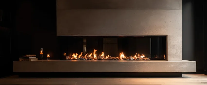 Gas Fireplace Ember Bed Design Services in Burbank, California